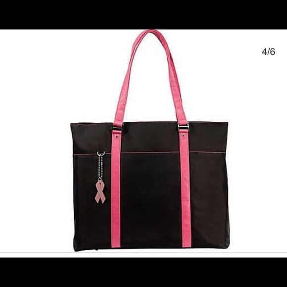 Mobile Edge versatile micro fiber  black and pink notebook / Tote . - Picture 15 of 15